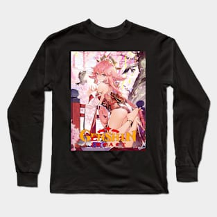 Genshin Impact Yae Miko Long Sleeve T-Shirt